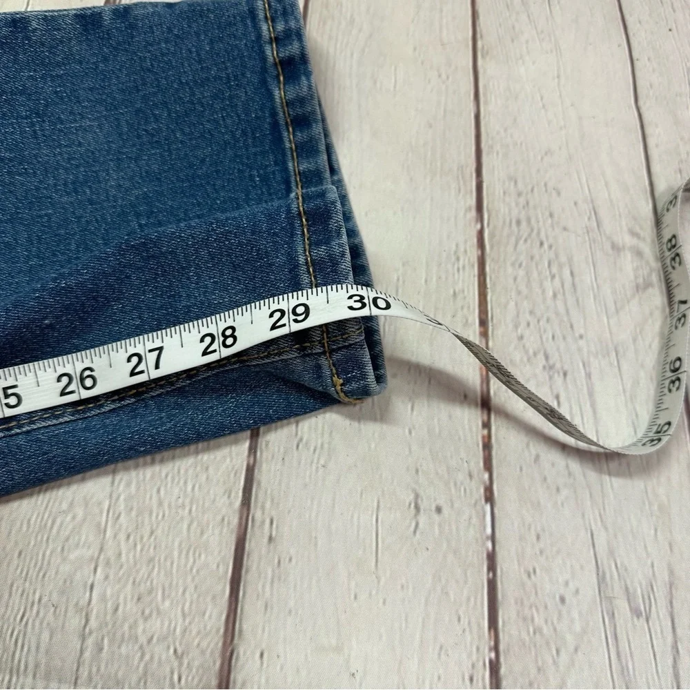 Old Navy denim flex Straight medium wash Jeans boys 16R adjustable waist